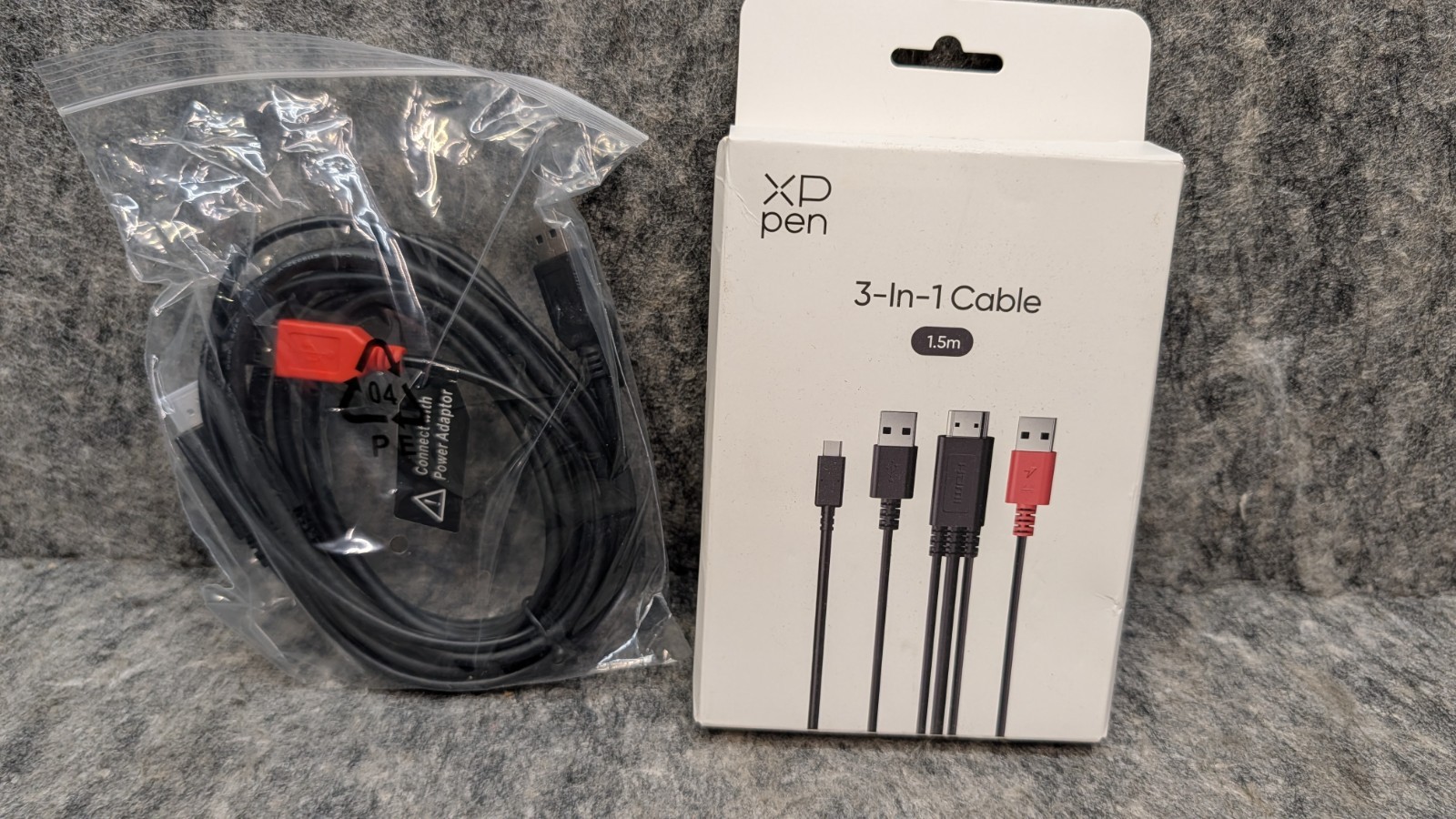 XP-Pen 3-In-1 Cable ACW05 Wired 1.5m - xppen Artist10S Artist12Pro Artist13.3Pro