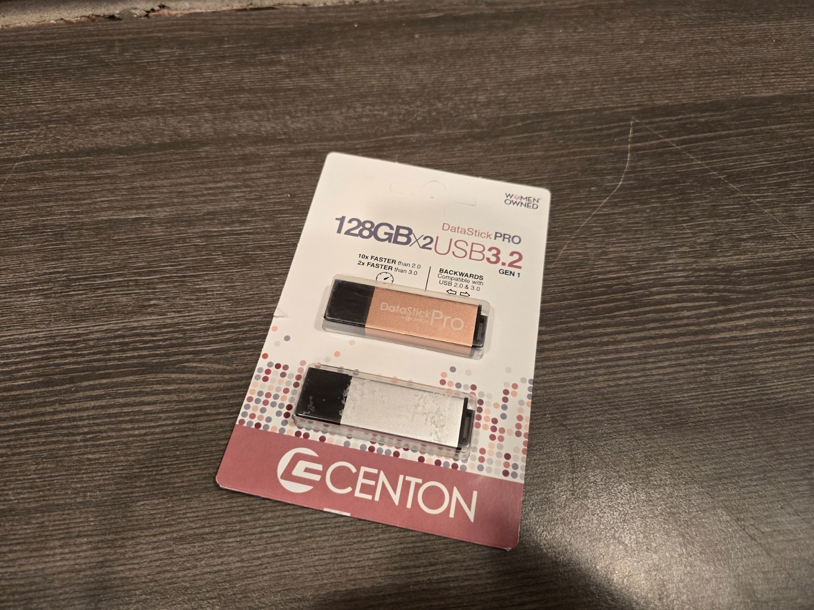 New Centon DataStick Pro 128GB USB 3.2 Flash Drive