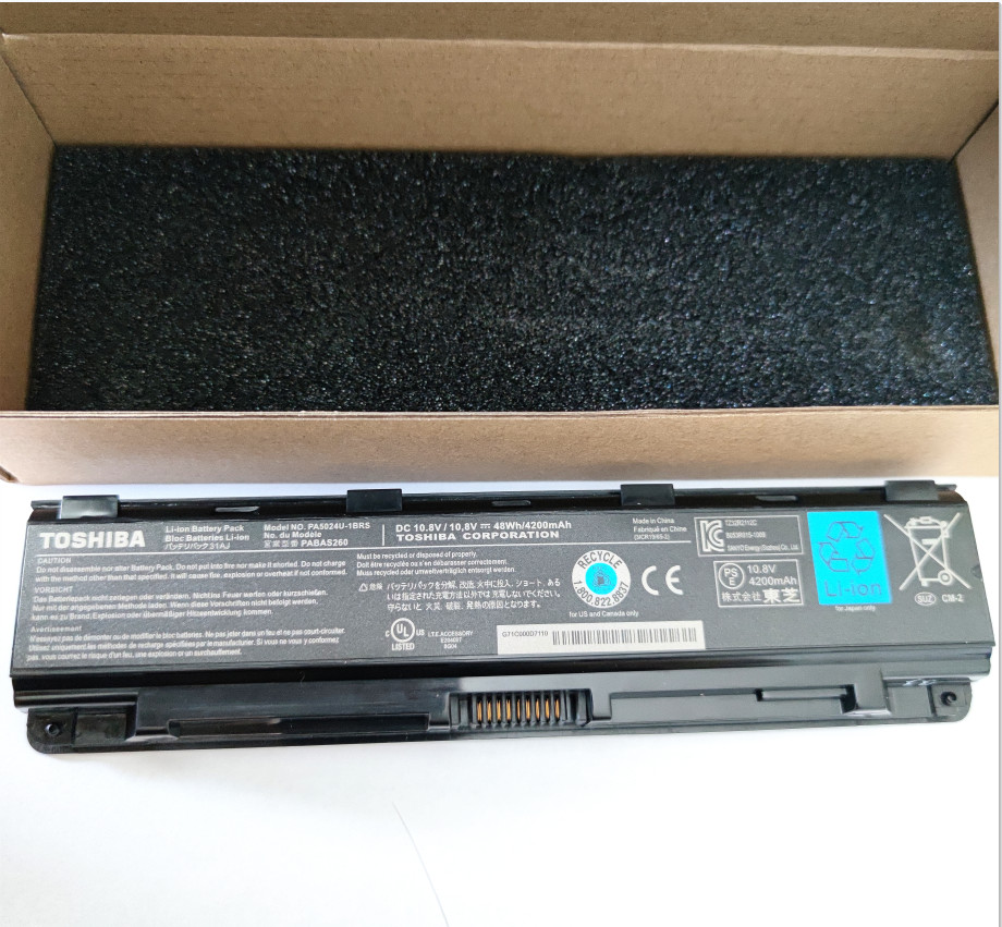 OEM Genuine PA5024U-1BRS Laptop Battery For Toshiba Satellite C850 PABAS260 48Wh
