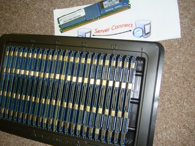 -- QTY-1 -- 416471-001 HP1GB(1X1GB) PC2-5300 DL360/380