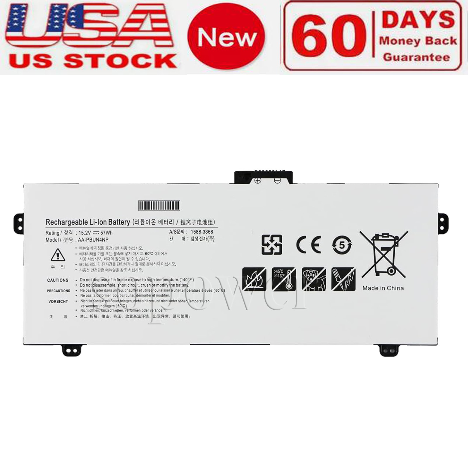 AA-PBUN4NP PBUN4NP Battery for Samsung  NP940Z5J NP940Z5L NP940Z5L-S03US