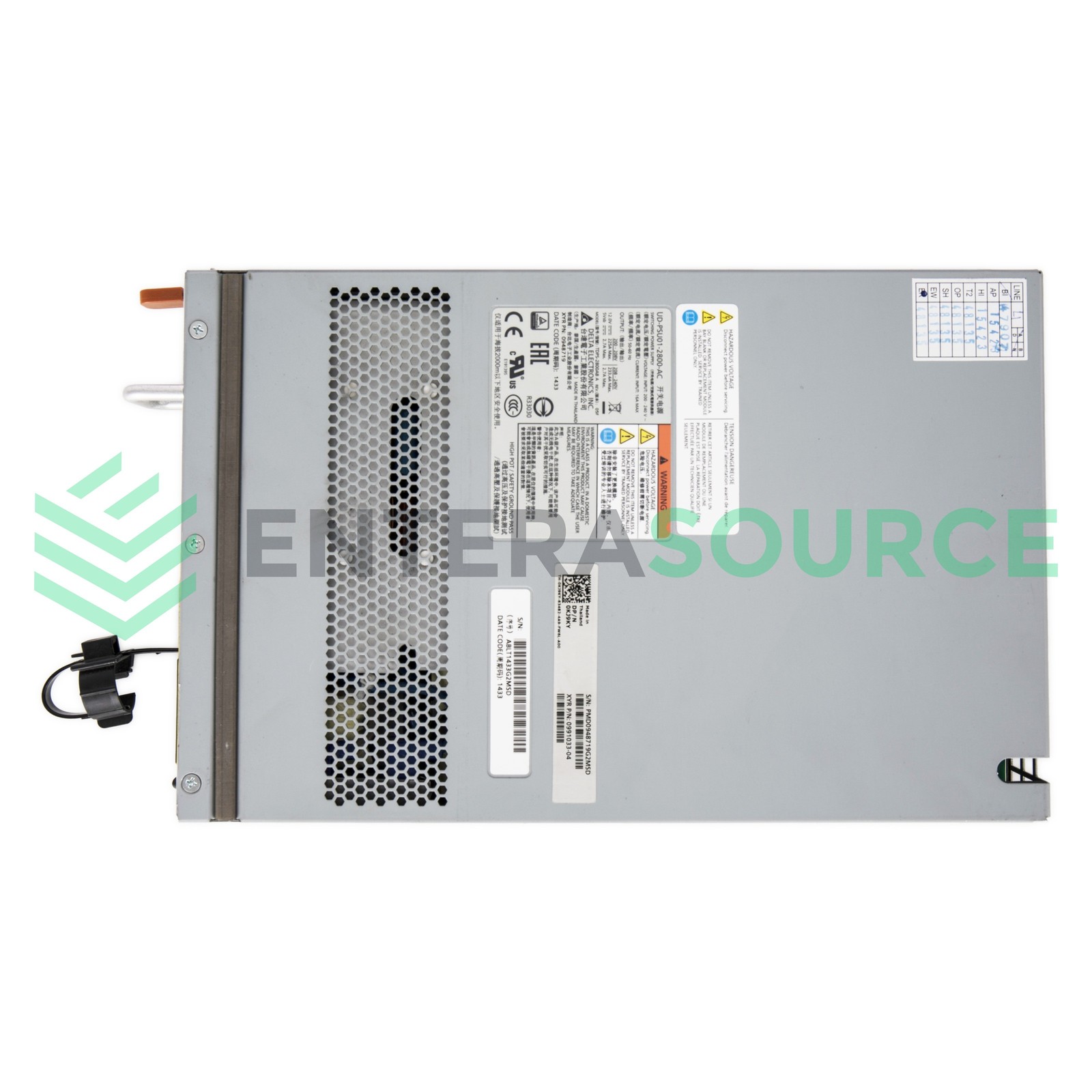 Dell KJ9KY PV MD1280 EQL PS6610 CML SC180 SC280 SCv2080 2800W AC Power Supply