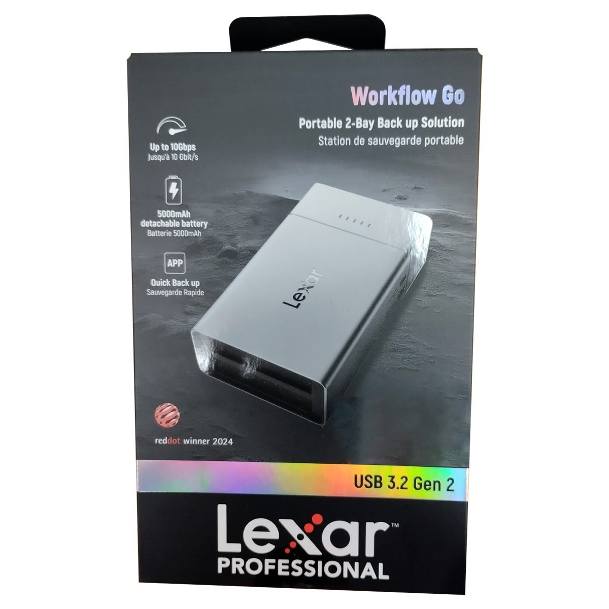 Lexar WF600 Professional Workflow Go Docking Station (LPWF600N-1ANGL)