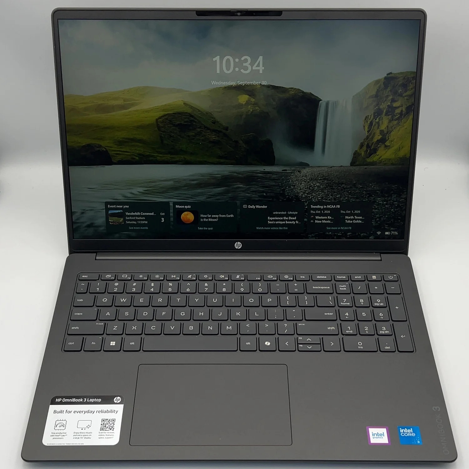 HP OmniBook 3 16-BU0130WM 16" Intel core 3 N355 1.2GHz 8GB RAM 256GB SSD