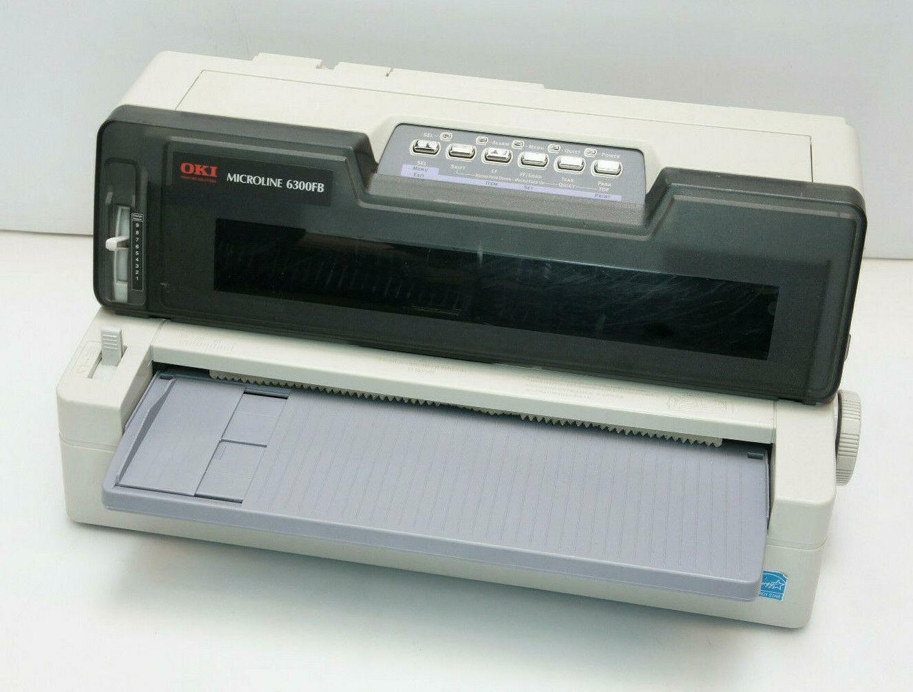 OKI Microline 6300FB - ML-6300FB - Flatbed Practice Printer - Includes Shelves