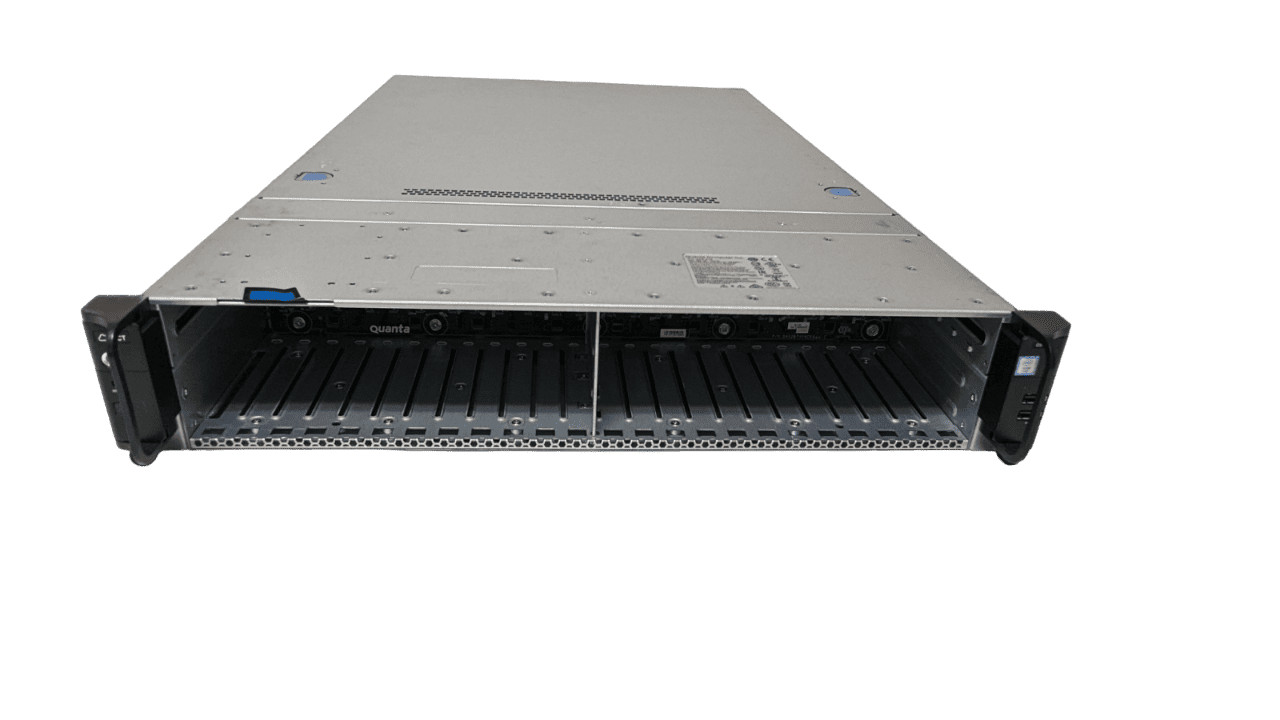 Quanta D51B-2U 26SFF 2x Xeon E5-2650 v3 2.3ghz 20-Cores  64gb  Raid  2x 1200W