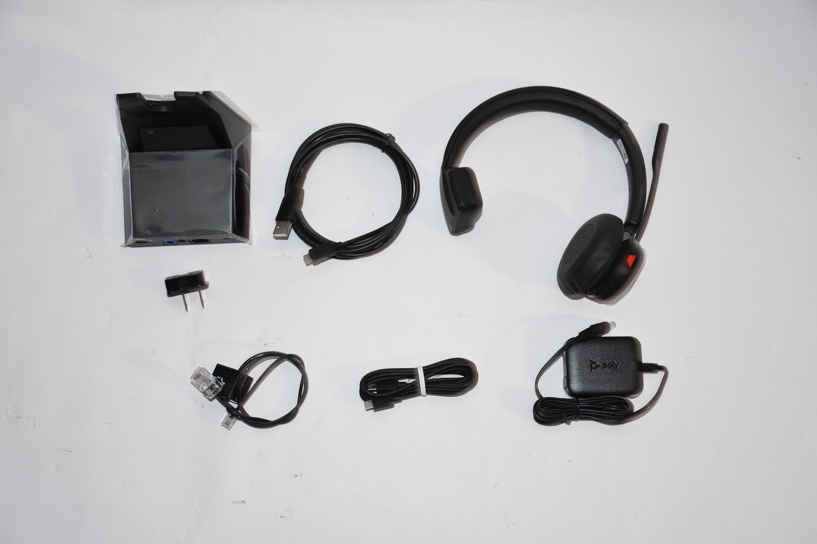 HP Poly Savi 7310 Monaural Wireless DECT Headset Noise Canceling Black 7S430AA