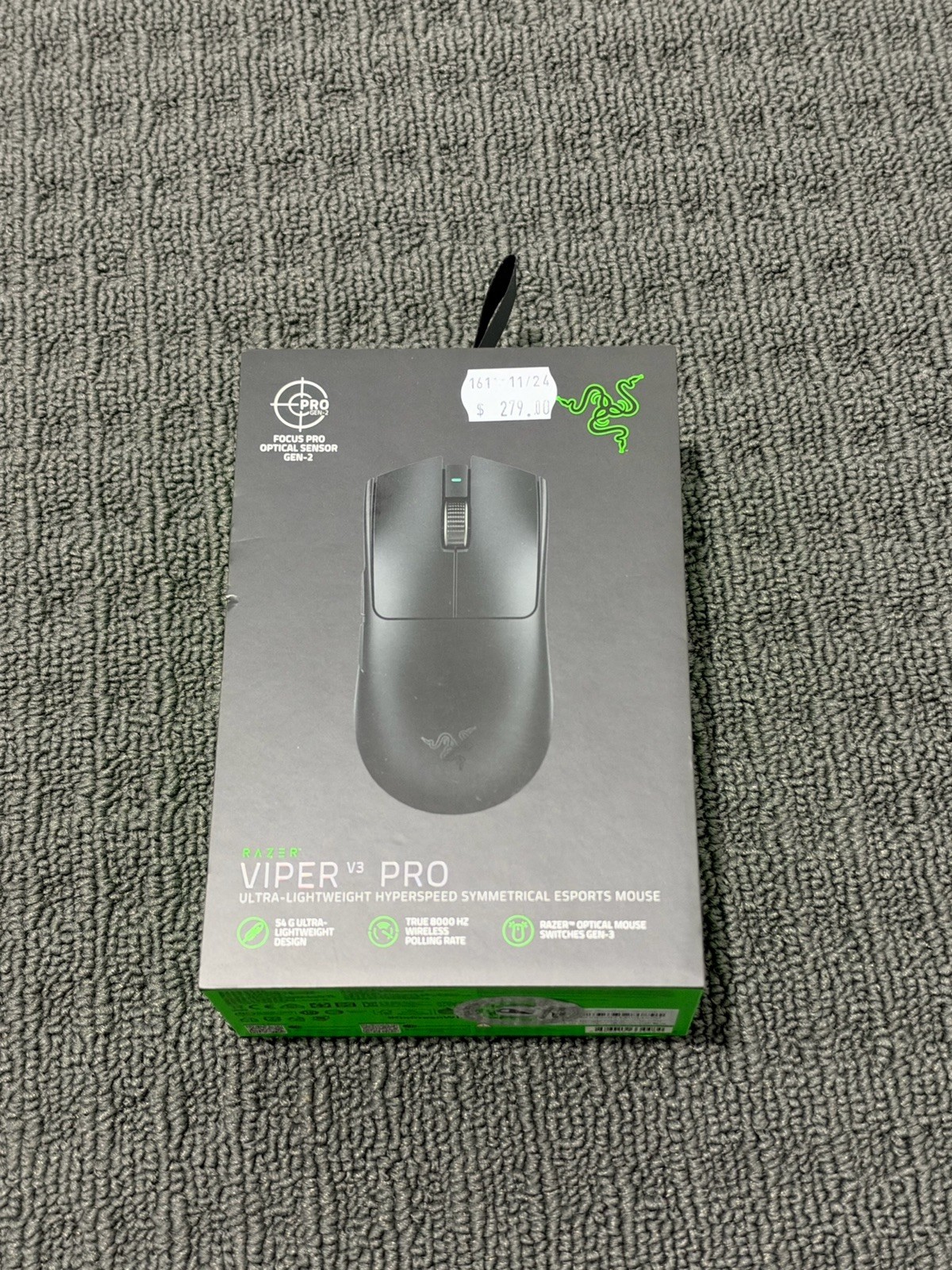 Razer Viper V3 Pro Wireless Optical Gaming Mouse Black