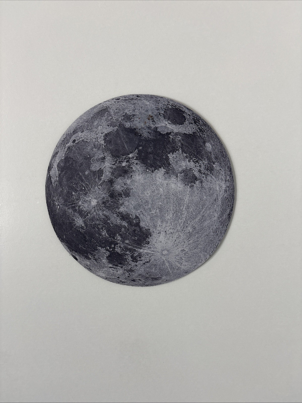 Moon Surface Planet Space 8" CUSTOM ROUND PC MOUSE PAD DESK MAT OFFICE GIFT
