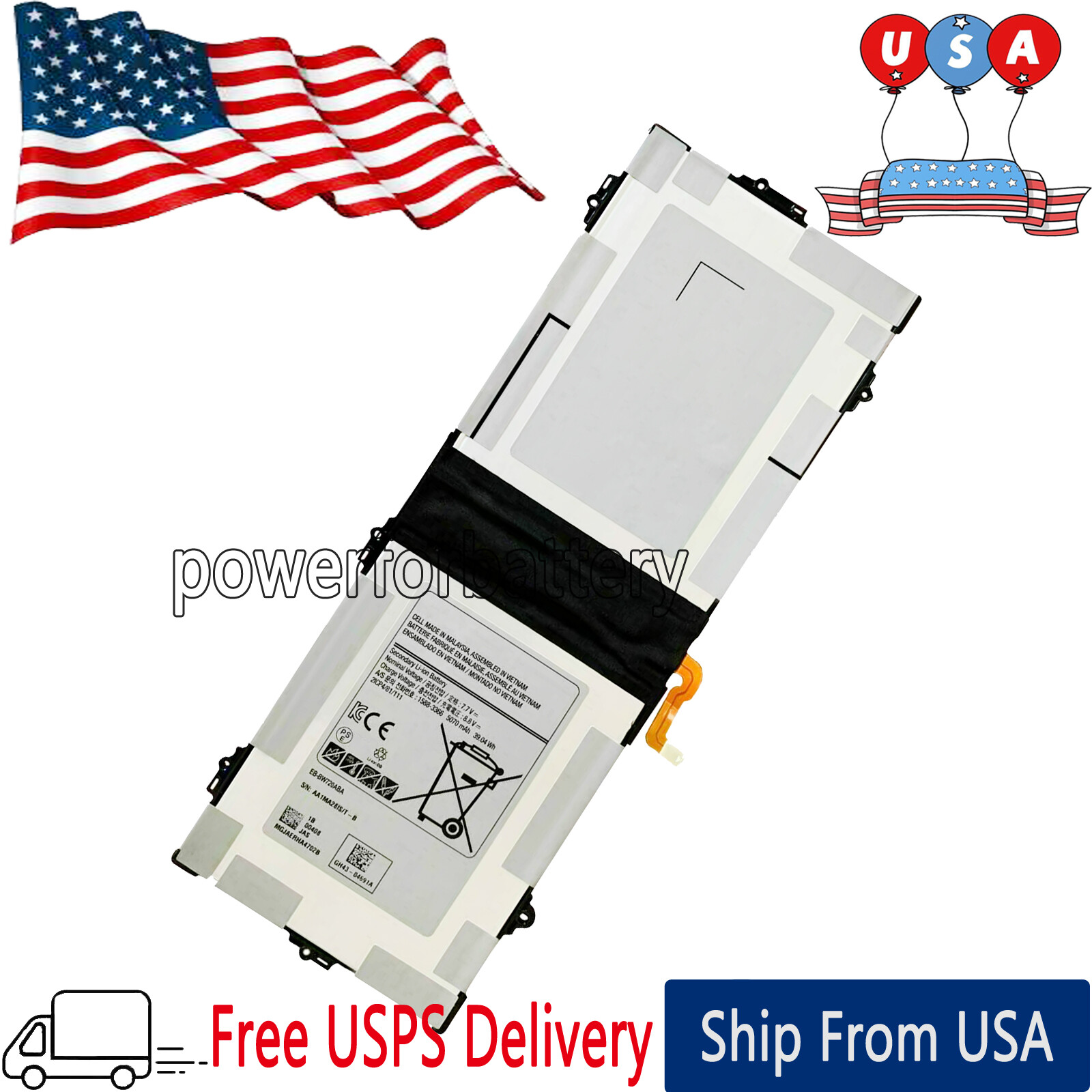 BA43-00390A EB-BW720ABA 39Wh Battery For Samsung Chromebook XE521QAB-K02US