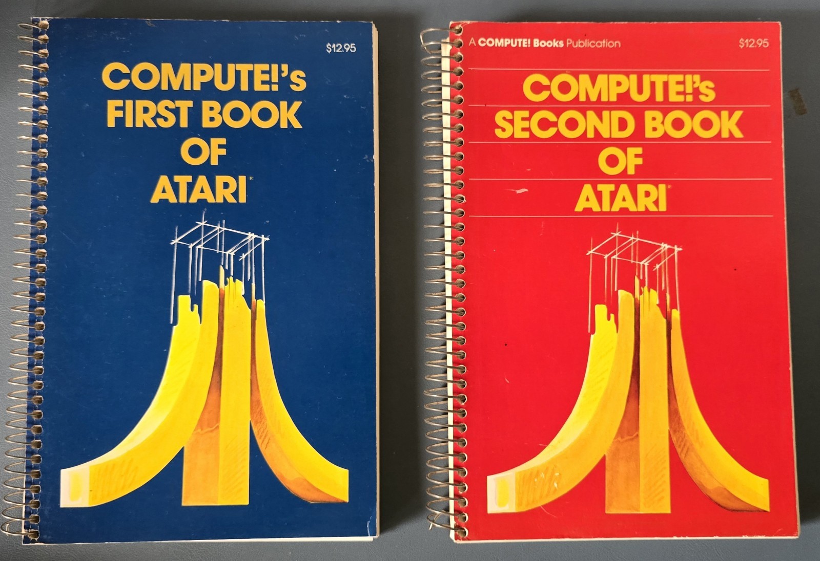Compute's First Book of Atari (1981) & Second Book of Atari (1981) SHIPS FREE