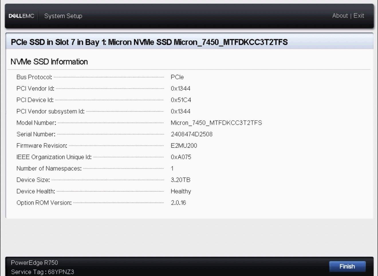 100% Health Micron 7450 MAX 3.2TB U.3 NVMe PCIe 4.0 x4 SSD MTFDKCC3T2TFS