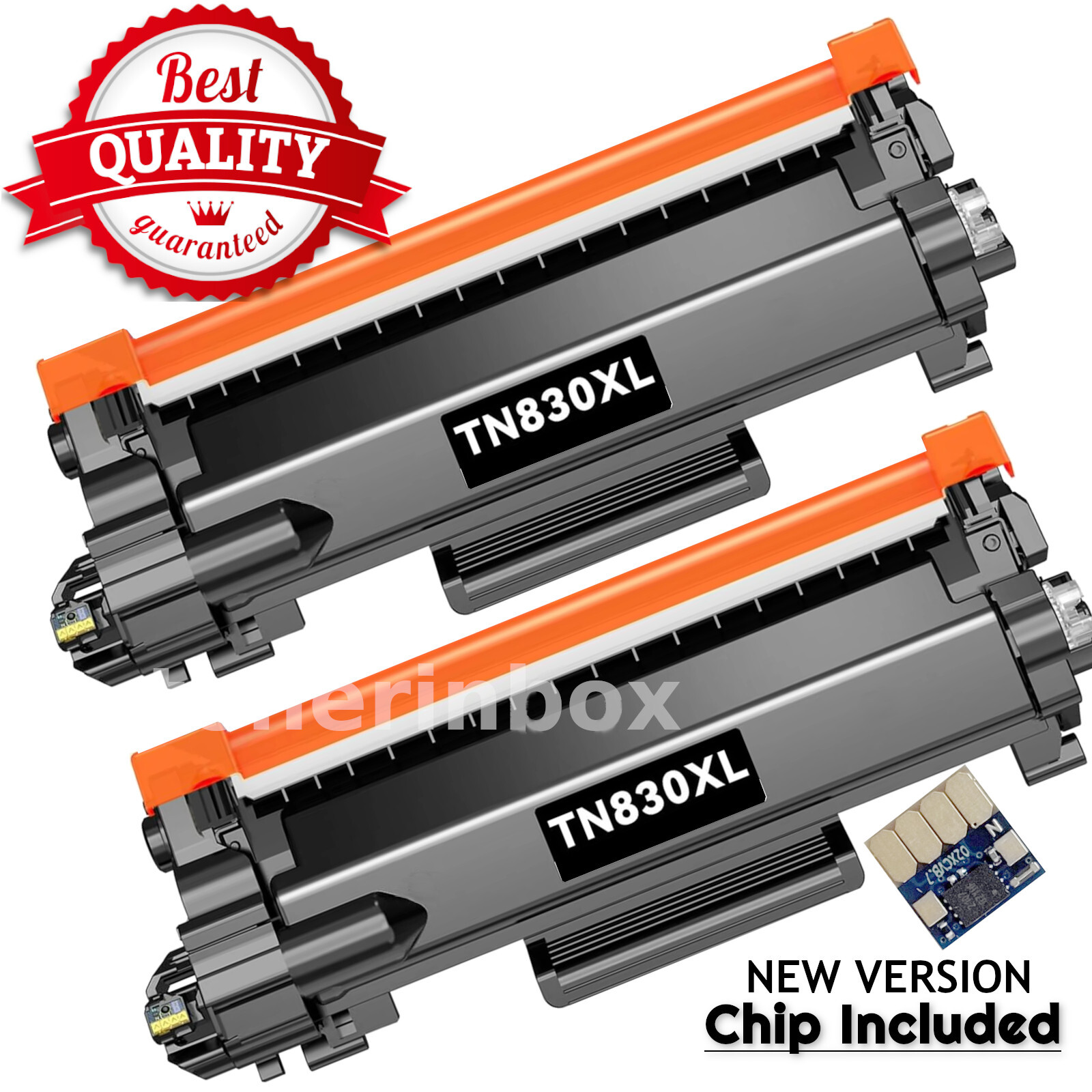 2pack TN830XL Toner Cartridges For Bro DCP-L2647DW HL-L2400D HL-L2405W TN830