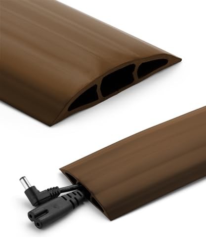 6Ft Floor Cord Cover Cable Protector Floor Wire Hider Extension Cord Protector