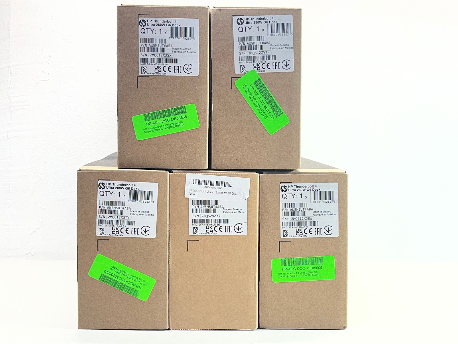 HP Thunderbolt 4 Ultra 280W G6 Docking Station AW5M5UT#ABA ~ Brand New