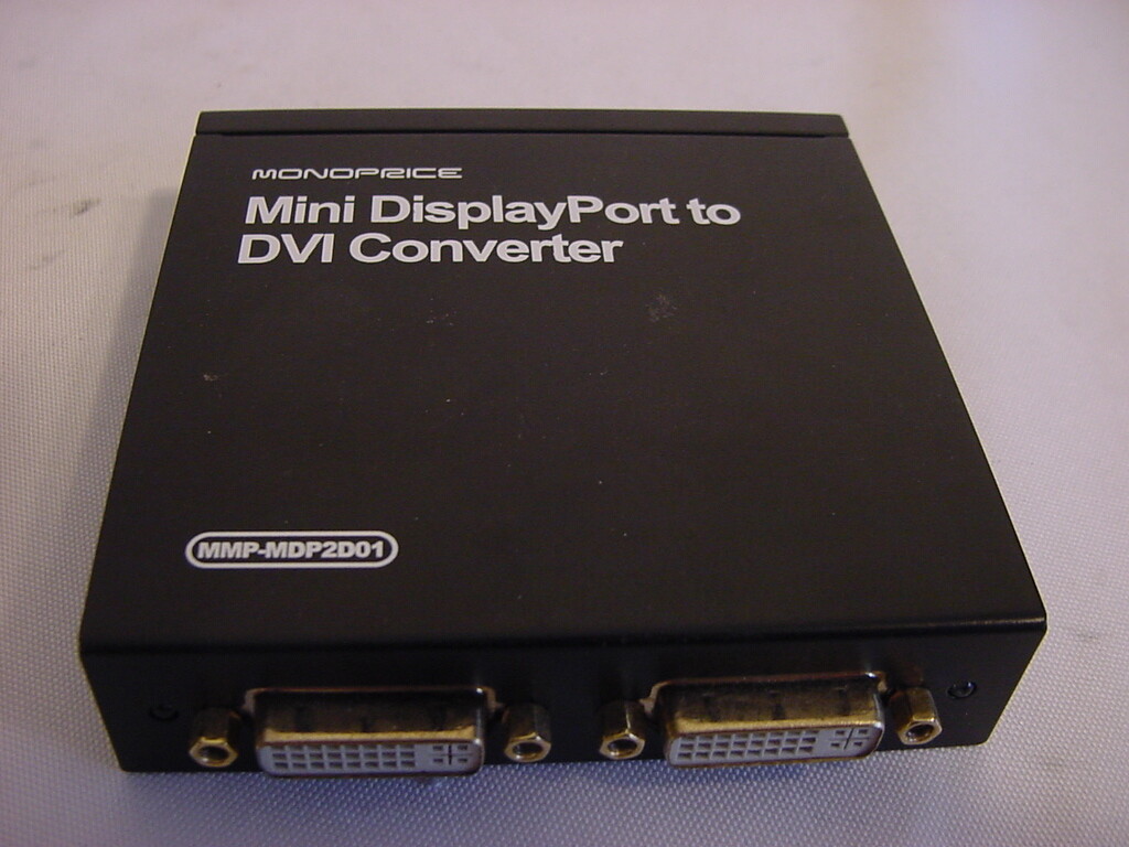 MONOPRICE MINI DISPLAYPORT TO DVI CONVERTER MMP-MDP2D01 - NO CORDS