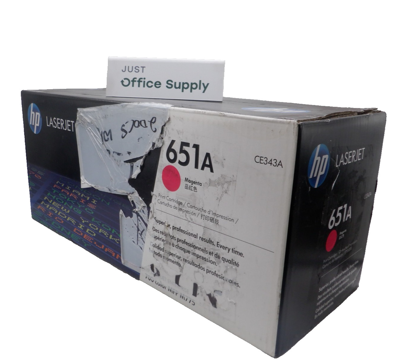 Genuine HP 651A Magenta CE343A Print Toner Cartridge  H