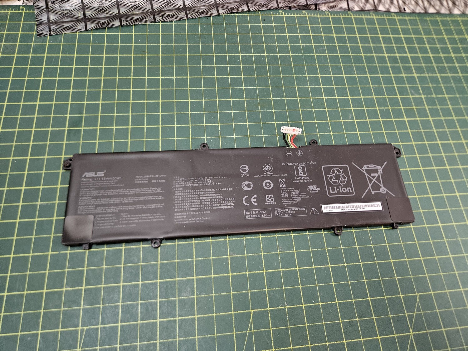 OEM ASUS VivoBook S13 S333J S333JA Battery 11.55V 50Wh C31N1905 60-70%