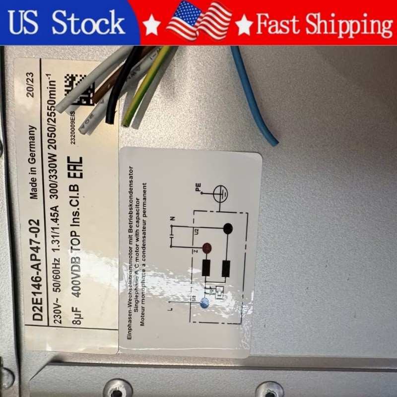 1PCS New EBM D2E146-AP47-02 AC230V 330W Medical Equipment Fan Fast Ship
