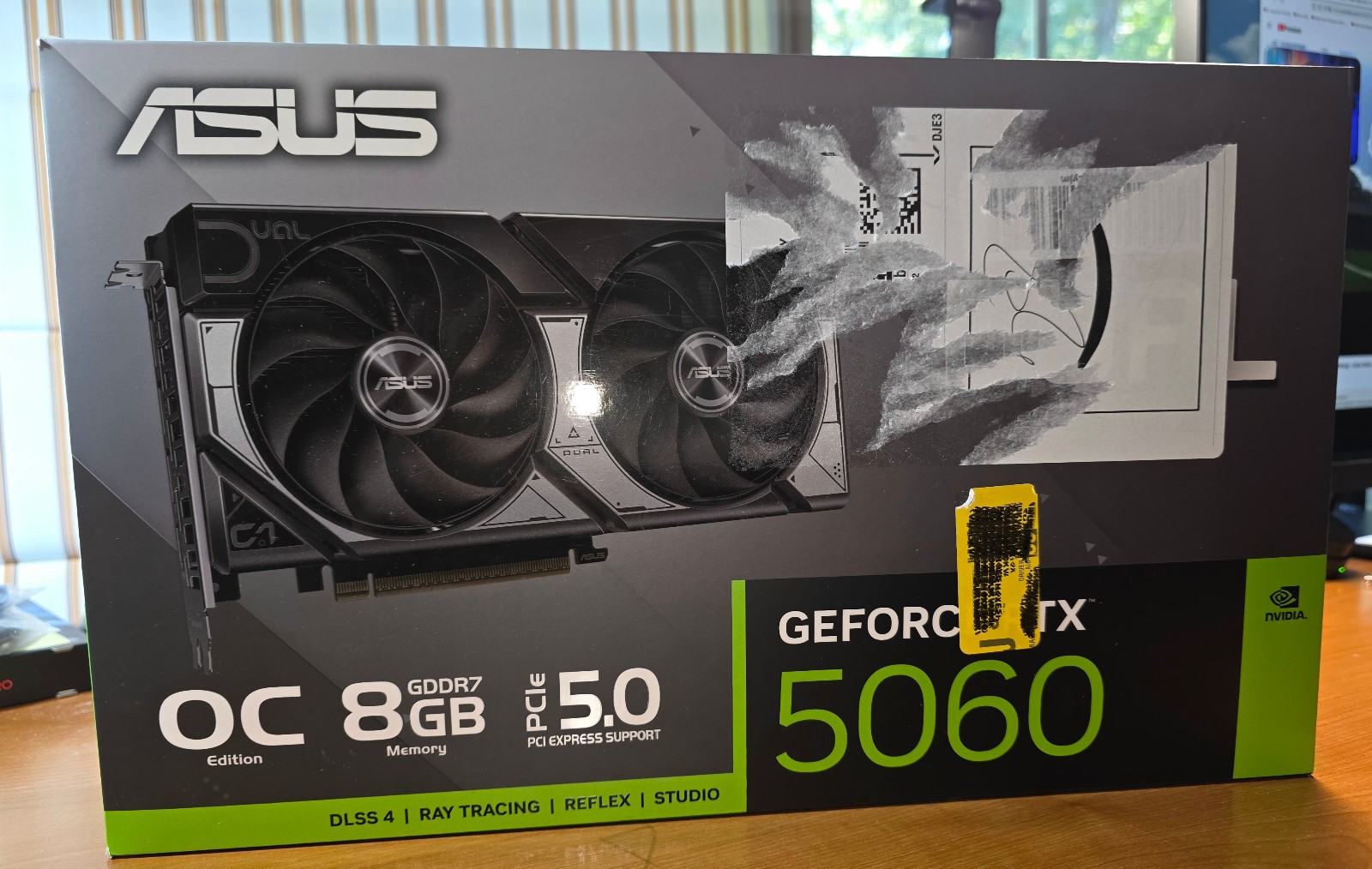 ASUS Dual GeForce RTX 5060 8GB GDDR7 OC Edition Graphics Card