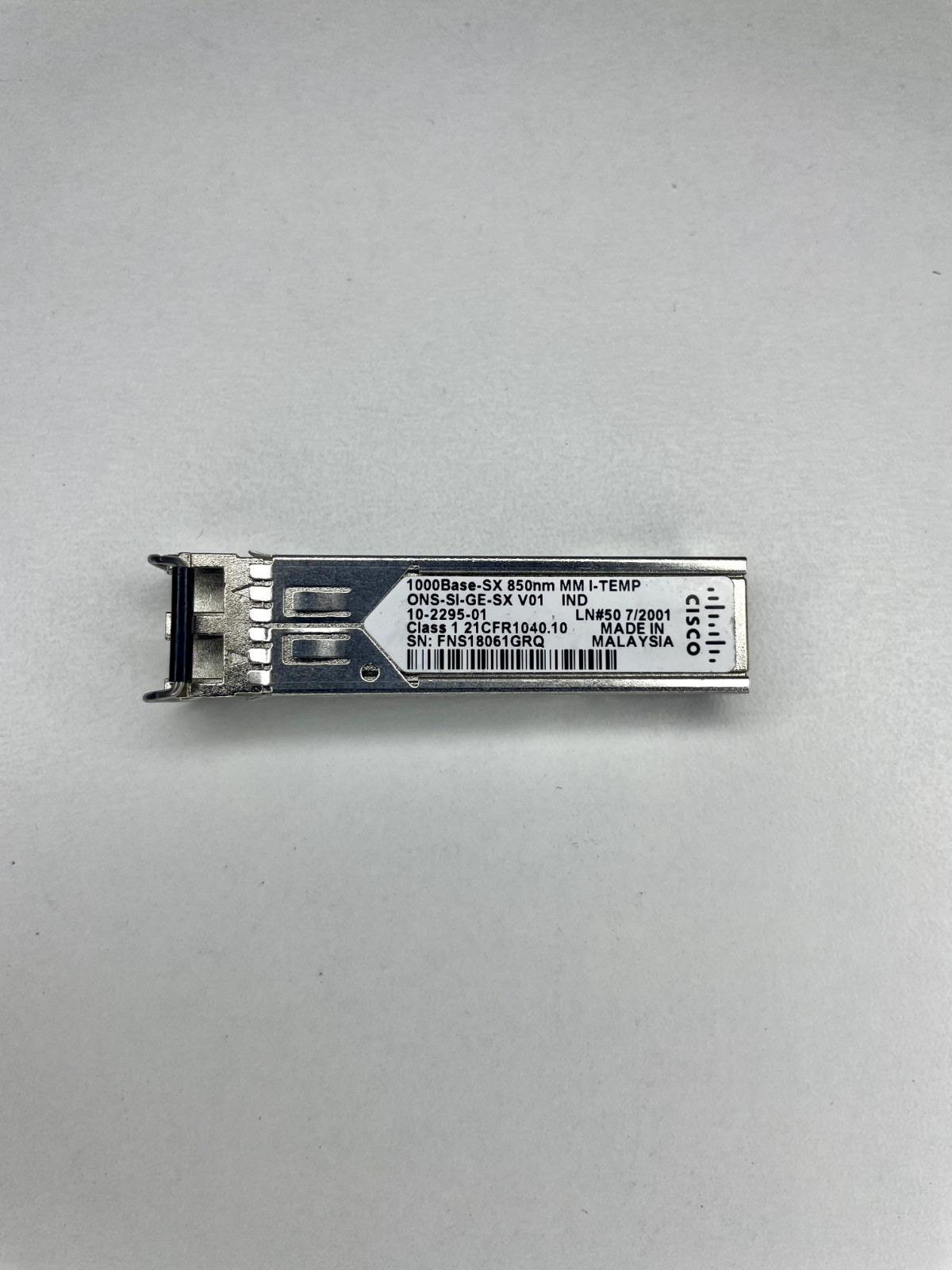 ONS-SI-GE-SX Cisco Compatible 1000BASE-SX SFP 850nm 550m Transceiver