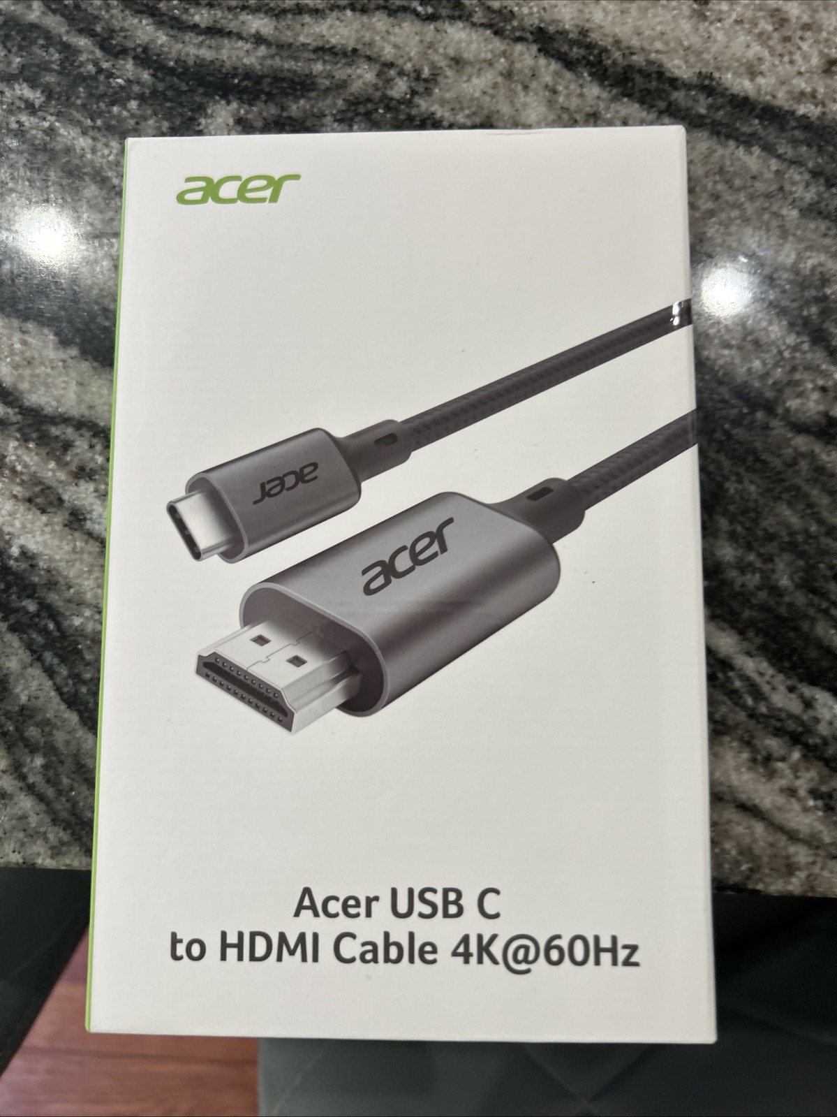 Acer USB-C to HDMI Cable 6.6ft for Home Office 4K@60Hz