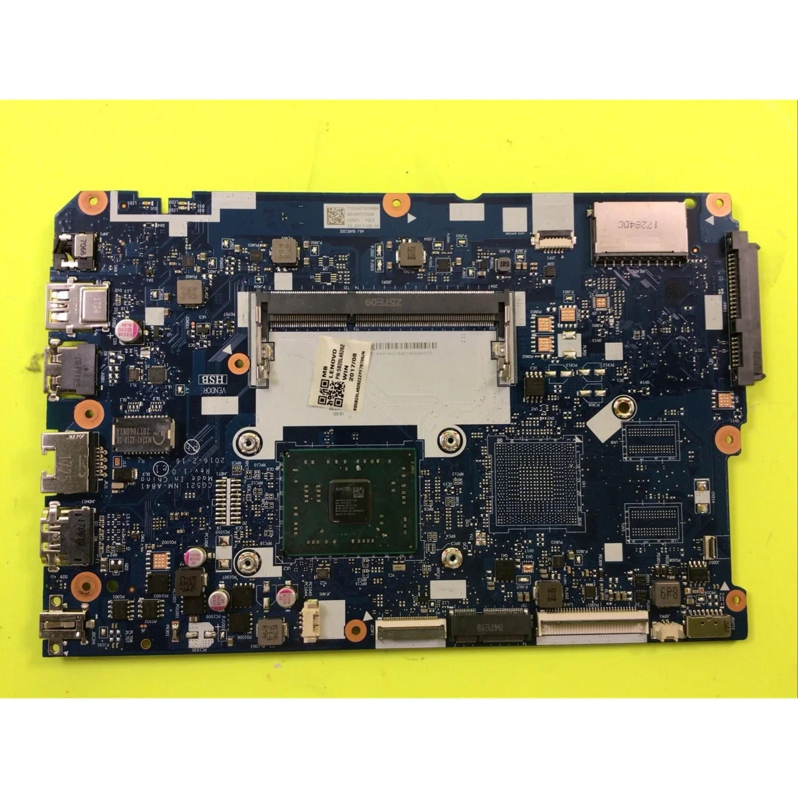 Lenovo Ideapad 110-15ACL 80TJ Motheboard AMD A6-7310 5B20L46262