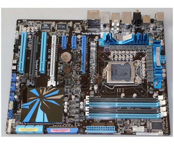 Motherboard For ASUS P7P55D DELUXE LGA 1156 P55 DDR3 VGA+DVI+HDMI Tested