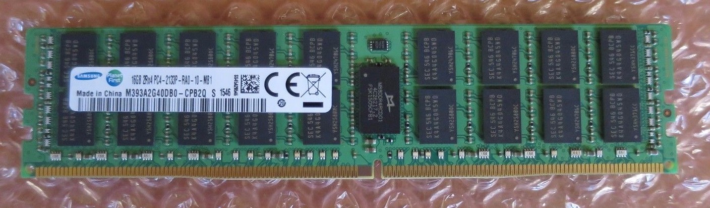 Fujitsu S26361-F3843-E616 16GB (1x16GB) 2Rx4 DDR4-2133 REG ECC Server Memory