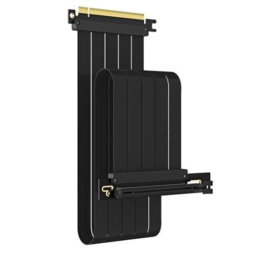 PCIe 4.0 x16 GPU Riser Cable, 600mm, 90 Degree Right Angle