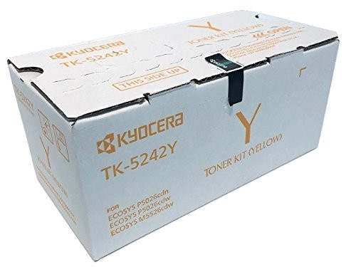 Kyocera TK-5242Y Original Toner Cartridge - Yellow - Laser - 3000 Pages - 1 Each