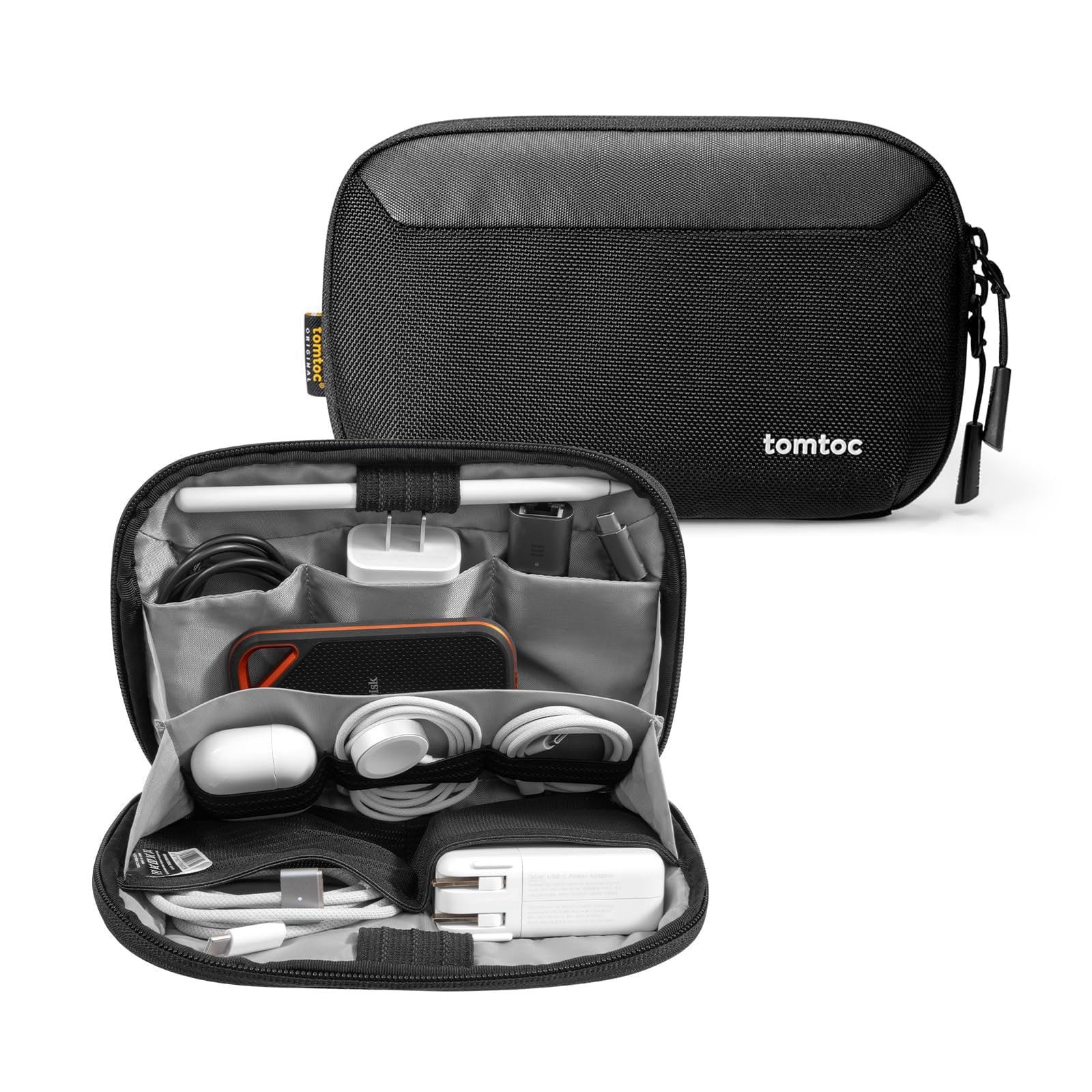 tomtoc Travel Cable Organizer Pouch Electronics Accessories