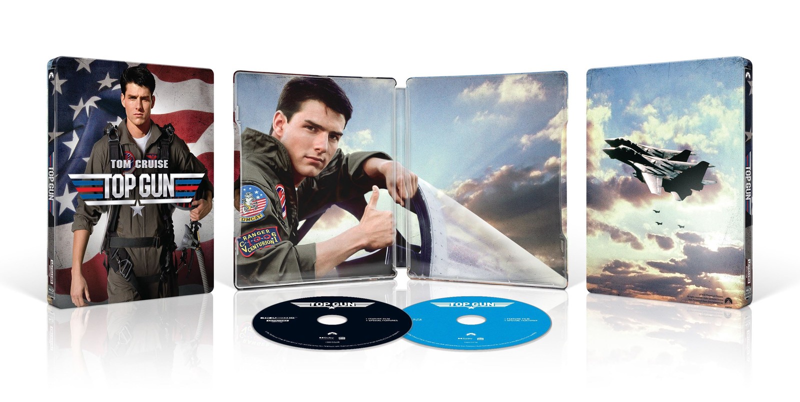 Paramount Top Gun 40th Anniversary Limited Edition Steelbook 4K Ultra HD Movie