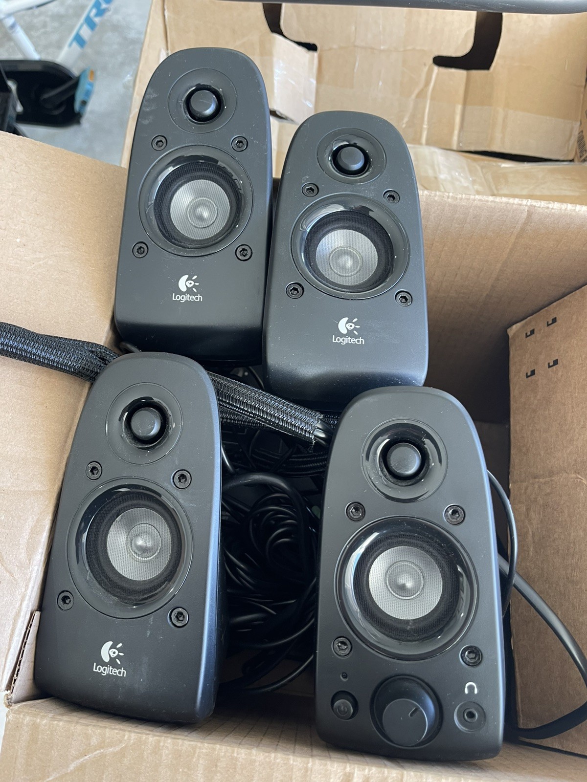 COMPLETE Logitech Z506 Surround Sound 5.1 Home Theater PC Speaker System