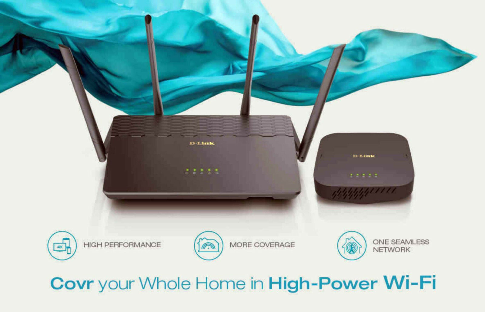 D-Link COVR AC3900 Whole Home Wi-fi Router with COVR-3902 - Black