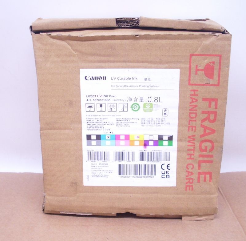 Canon OCE IJC357 UV Curable INK bk 1070121551 Arizona Printing 5535C001 2022 C