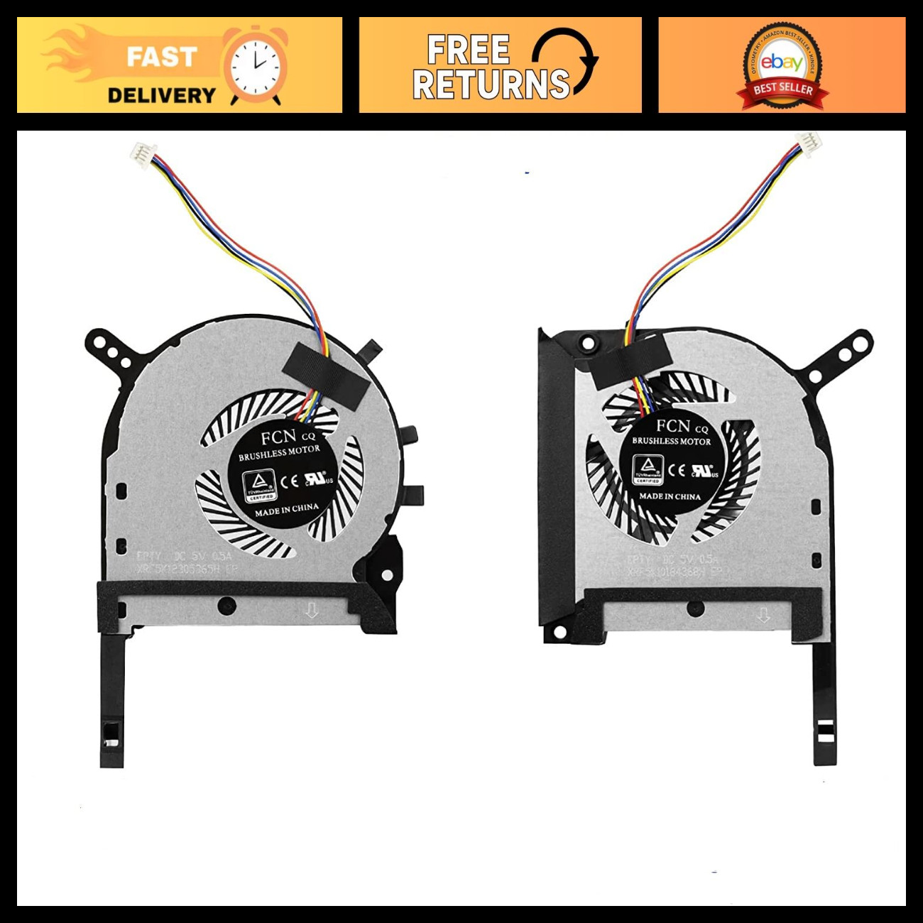 High-Performance Laptop Cooling Fan for ASUS TUF Gaming A15 F15 FX506 Series - G