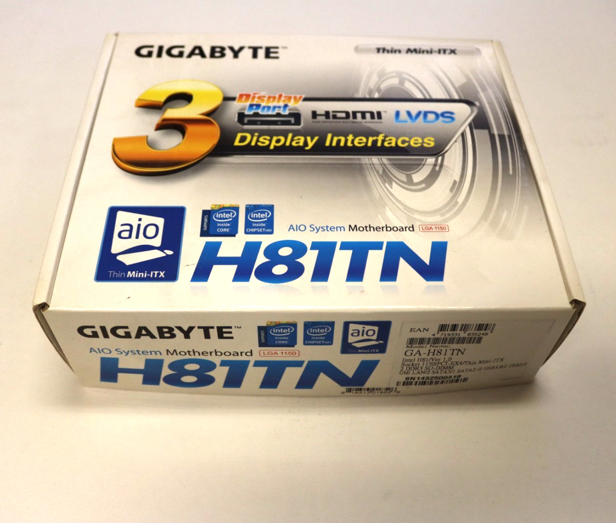 GIGABYTE GA-H81TN, Motherboard, New Old Stock, Never Installed