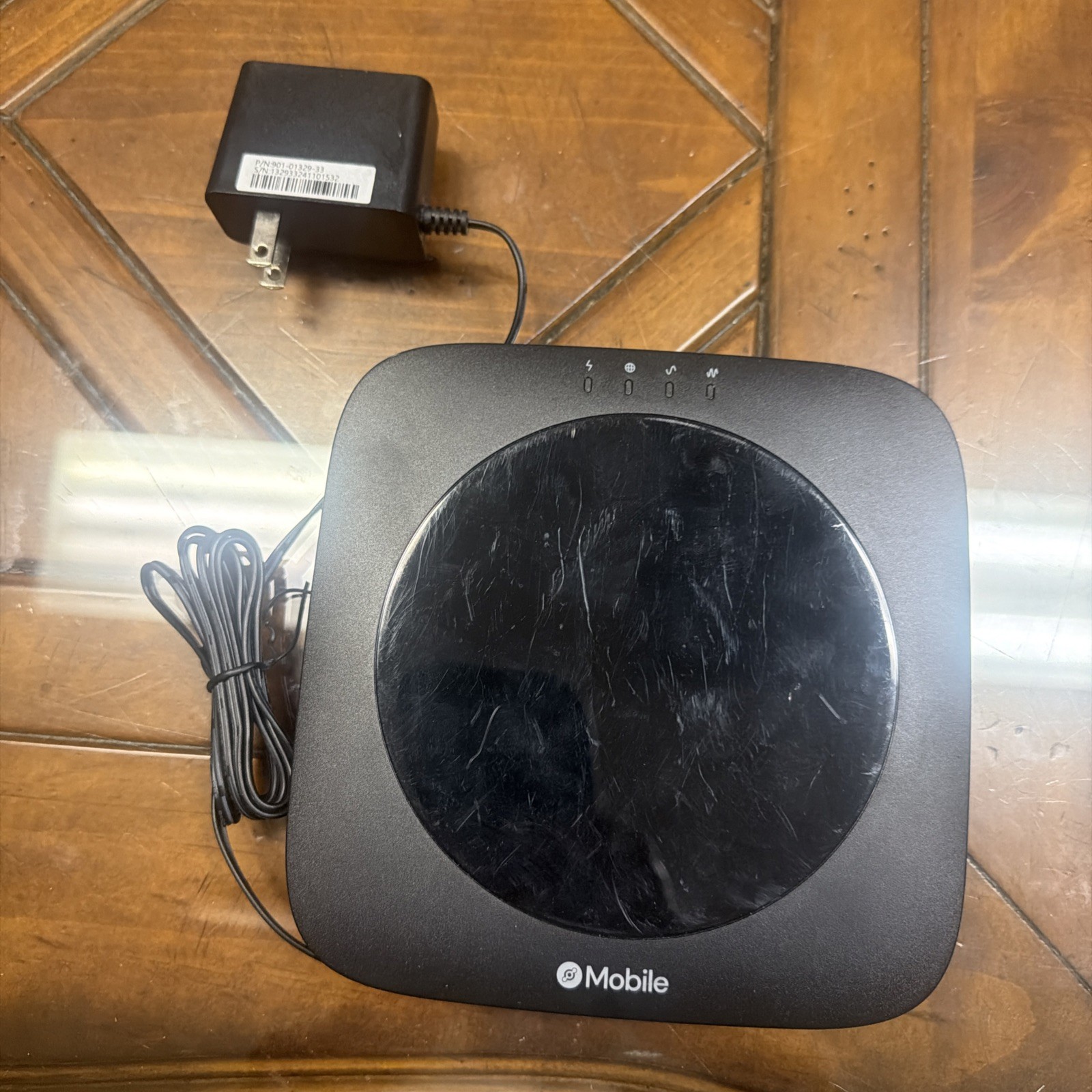 Helium Mobile Indoor Hotspot HMHS-ATI6USOB WiFi 6 Router PoE w/ Power Adapter 