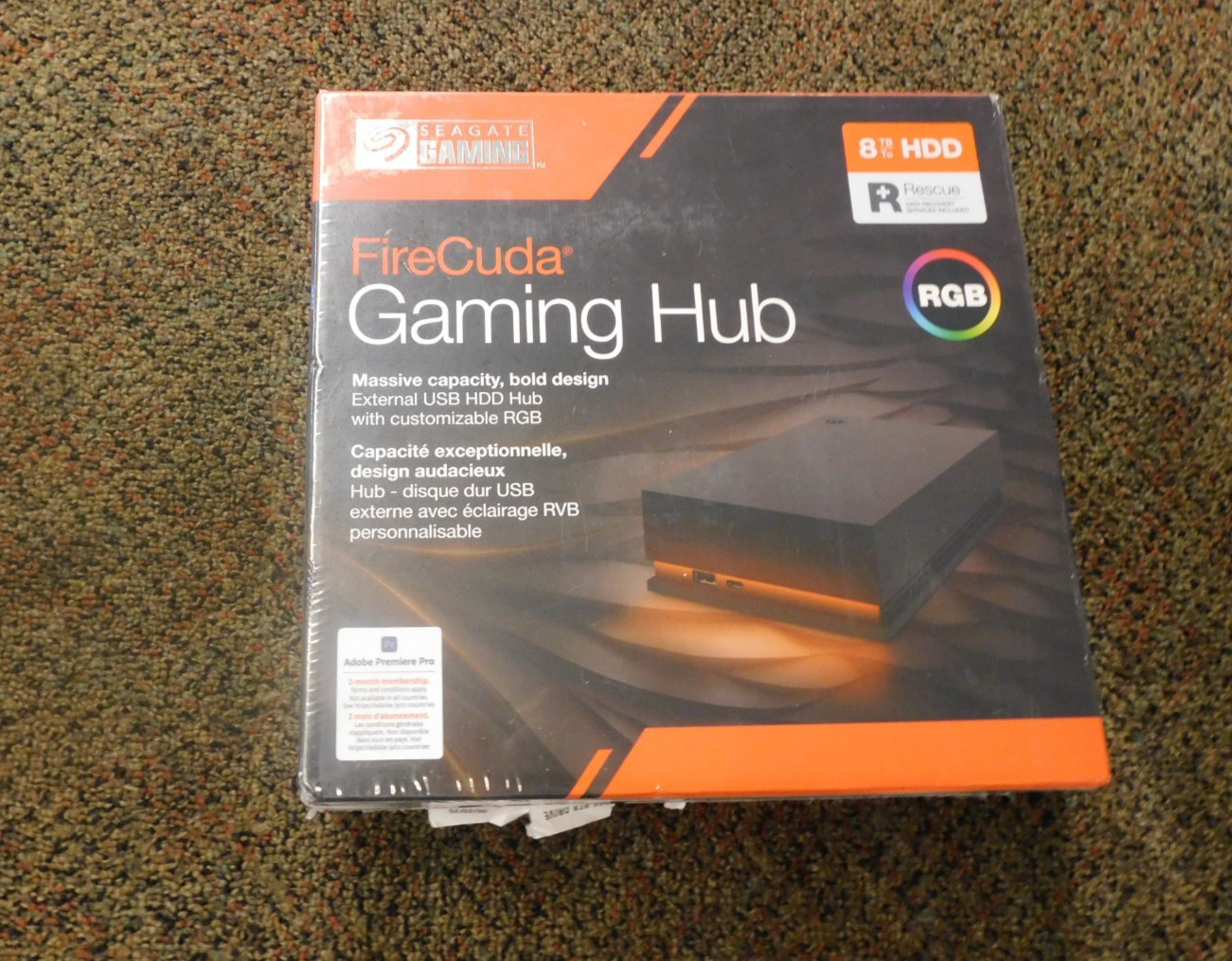 Seagate Firecuda Gaming Hub 8TB External Drive (STKK8000400) New/Sealed