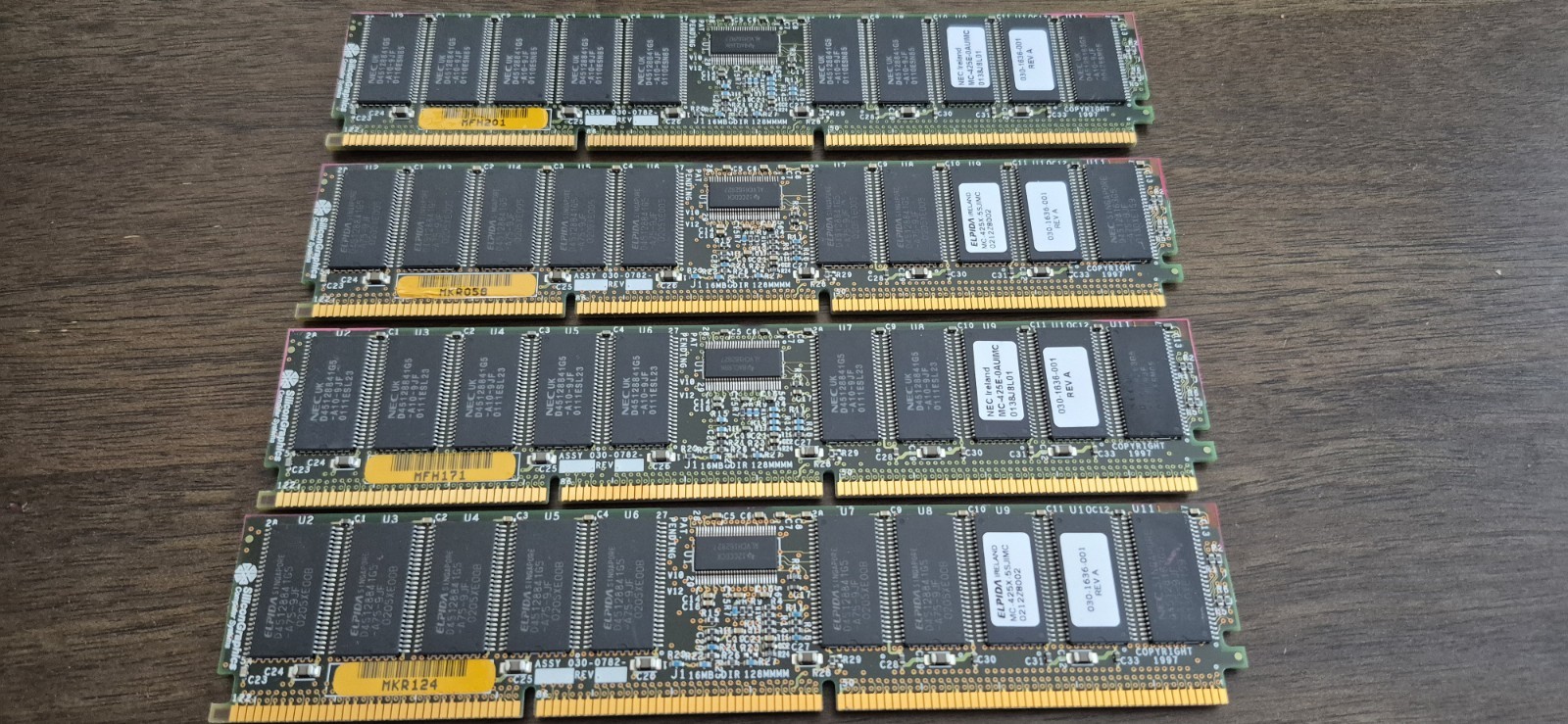 SGI Onyx2 Origin2000 1GB RAM , 256 MB Memory lot of 4  ,030-1636-001 , AS IS