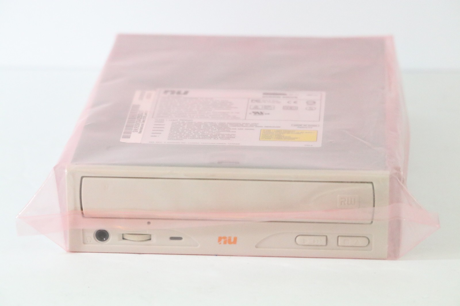 Vintage *NEW* Old Stock Cream White Front 5.25" Internal IDE DVD+RW / CDRW