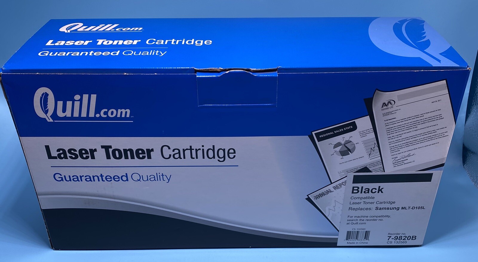 Quill Brand Black High Yield Toner Cartridge Replacement for Samsung MLT-D105L
