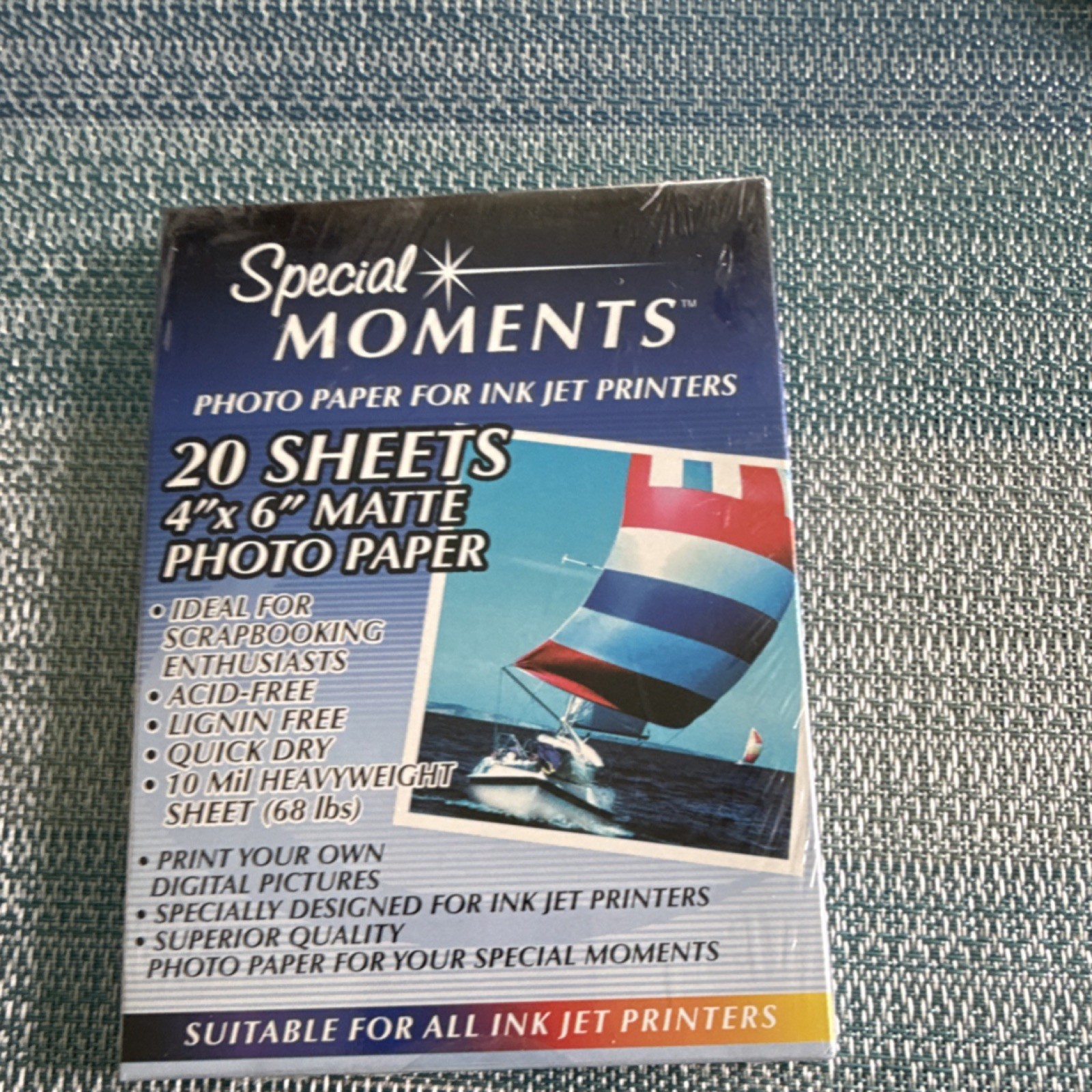 Special Moments Matte Photo Paper 4x6 68 lbs 20 Sheets Inkjet White SALE PRICE
