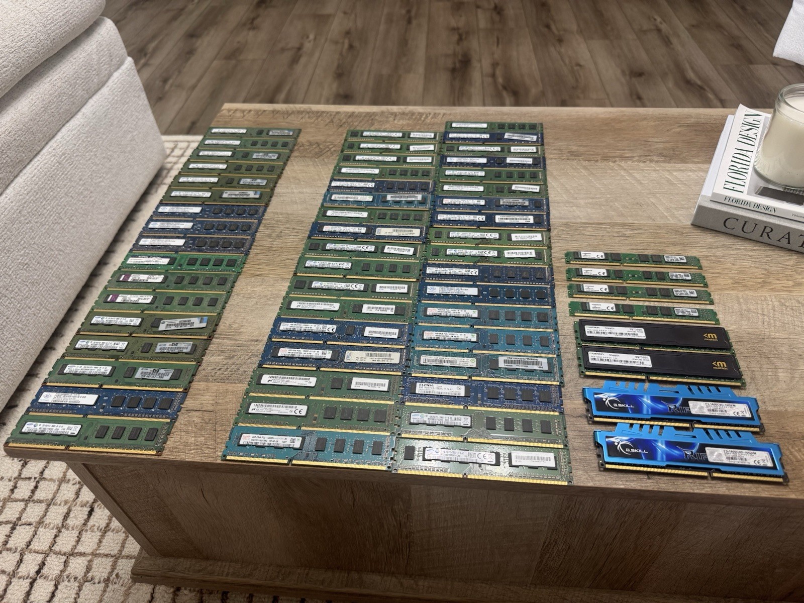 (LOT OF 60) 2GB, 4GB & 8GB DDR3 /PC3 Desktop RAM Tested - 