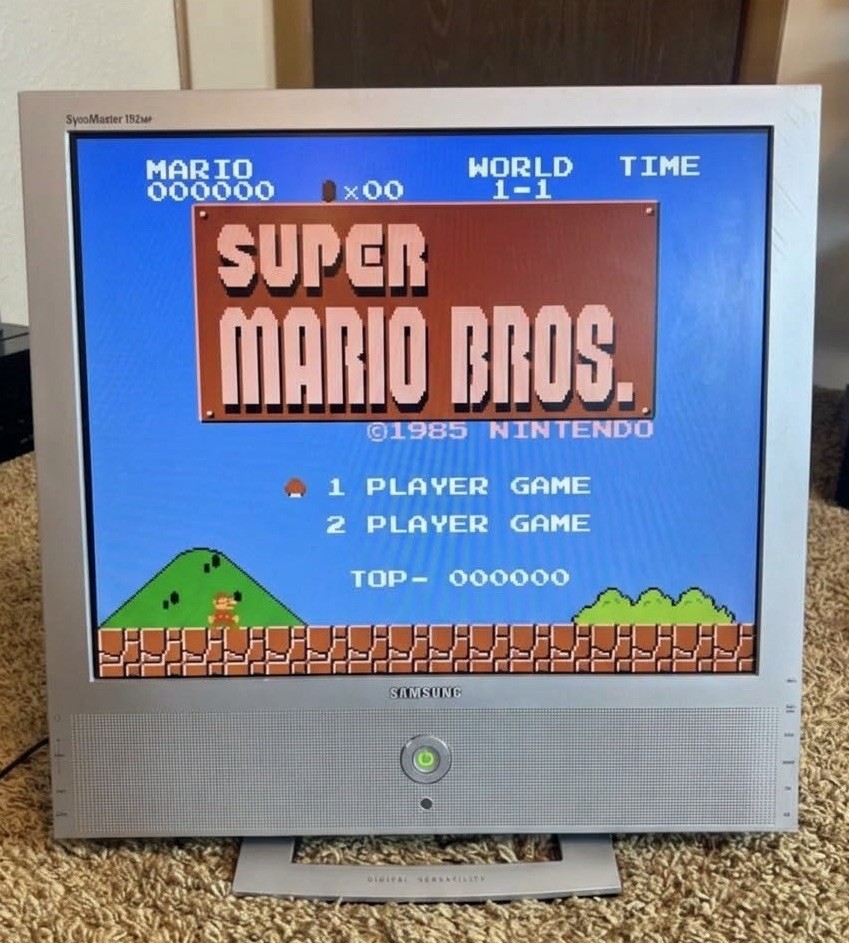 Samsung SyncMaster 192MP 19" LCD TV Monitor 4:3 Retro Gaming S-Video Tested