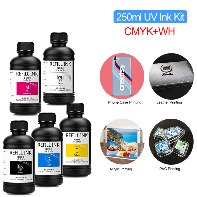 UV Ink For Epson XP-600 XP600 TX800 TX-800 DX5 DX7 Printhead UV Printer