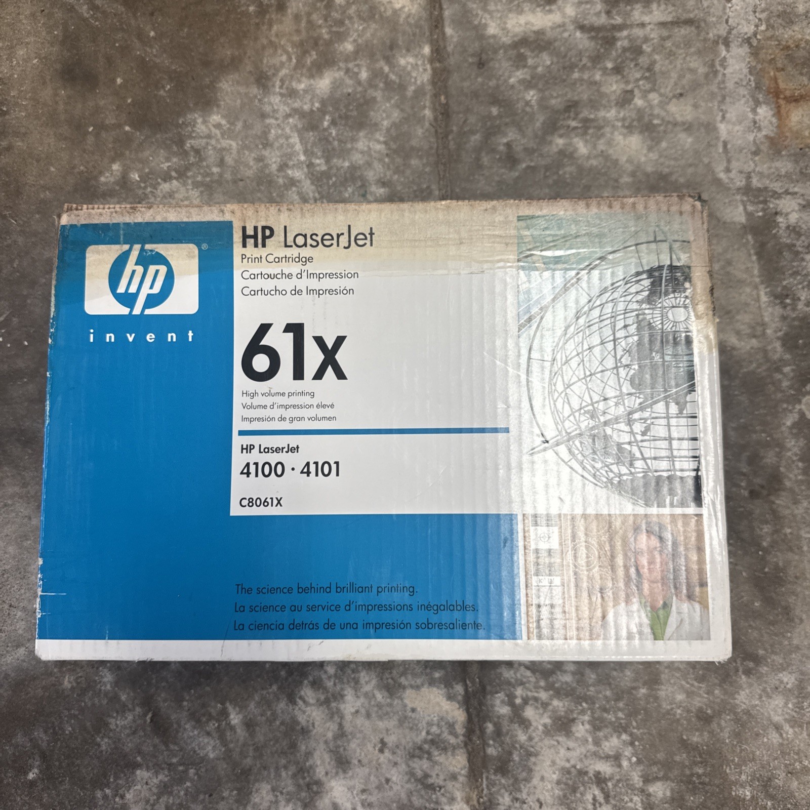 HP 61X C8061X Black Toner Cartridge LaserJet SEALED - Sealed Box
