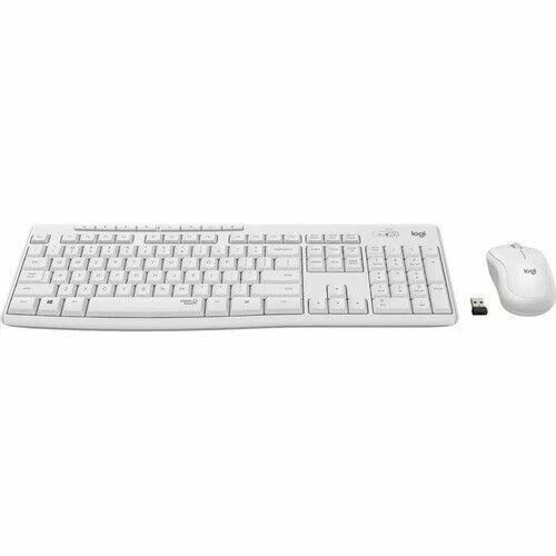 Logitech MK295 Silent Wireless Mouse - Keyboard Combo White 920-013290