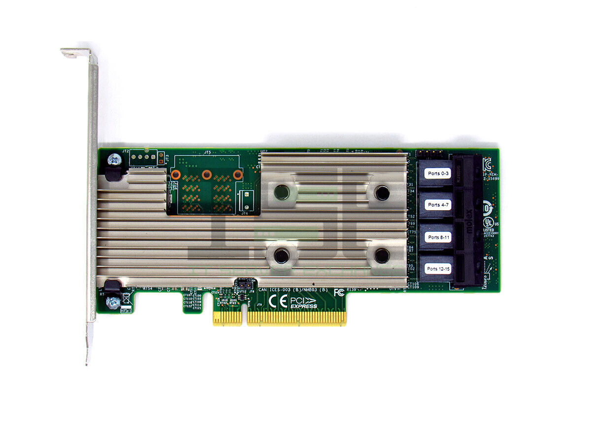 SAS9305-16I LSI SAS 9305-16I 16 Port PCIe 3.0 x8 12 Gb/s Host Bus Adapter 